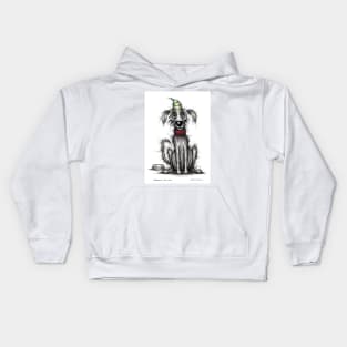 Horrible the dog Kids Hoodie